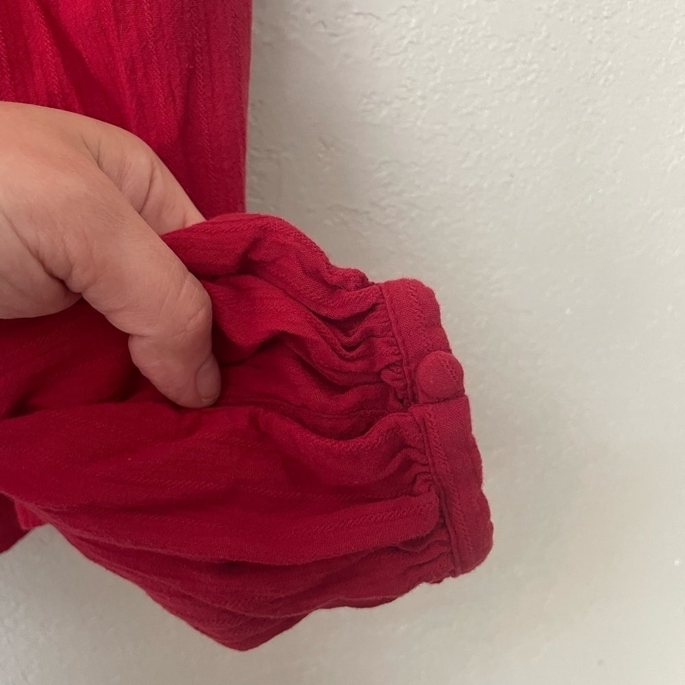 Universal Thread Red Peasant Top - image 3